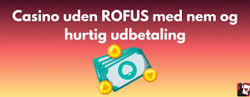 Spil på Casino uden ROFUS - Find de Bedste Muligheder